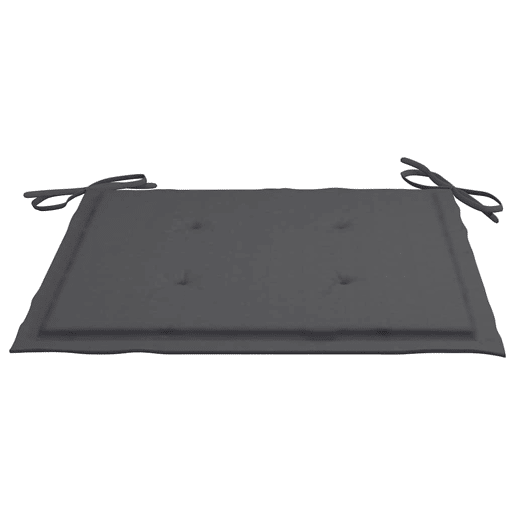 Cadeiras exterior - Cadeiras de jardim dobráveis c almofadões 4 pcs acácia maciça
