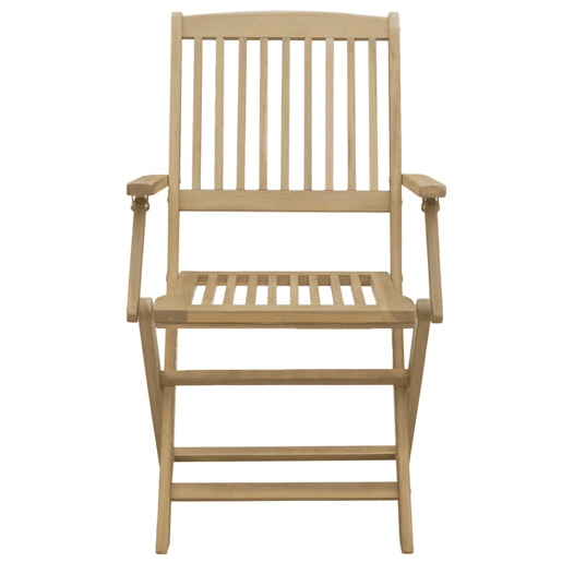 Cadeiras jardim - Cadeiras exterior dobráveis 4 pcs 57,5x54,5x90 cm acácia maciça