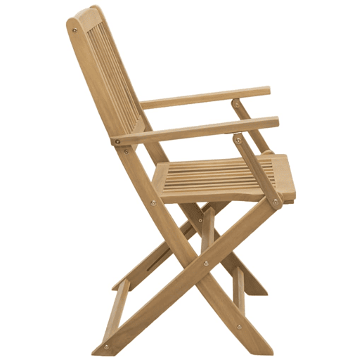 Cadeiras jardim - Cadeiras exterior dobráveis 4 pcs 57,5x54,5x90 cm acácia maciça
