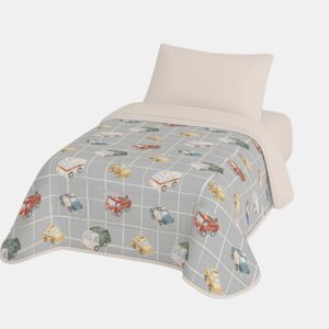 Naturals - Edredom Nórdico Estampado Cama 105 - Infantil - 100% Poliéster Microfibra - 300g - CARS
