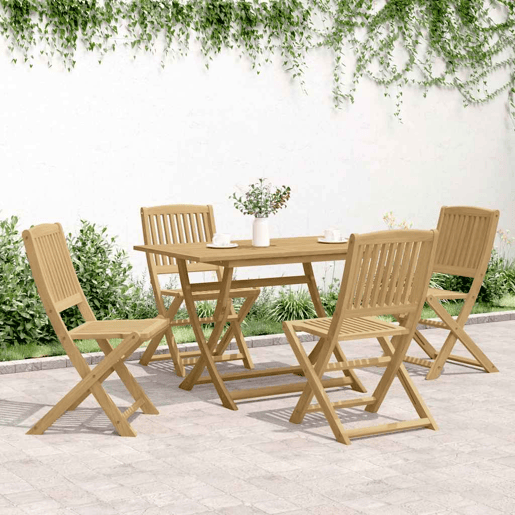 Cadeiras jardim - Cadeiras exterior dobráveis 4 pcs 57x49x90 cm acácia maciça Cadeiras jardim - Cadeiras exterior dobráveis 4 pcs 57x49x90 cm acácia maciça
