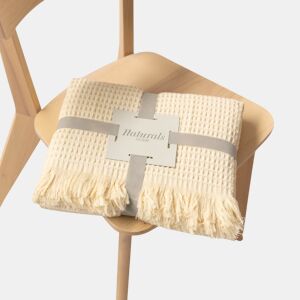 Naturals - Manta Ninho - 90% Algodão - 10% Poliéster - 140x190 cm - CREME