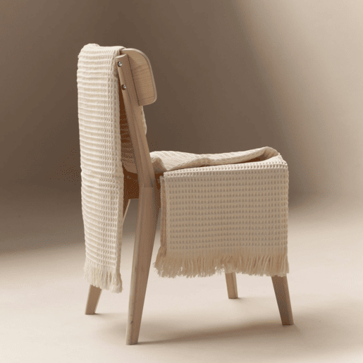 Naturals - Manta Ninho - 90% Algodão - 10% Poliéster - 140x190 cm - CREME