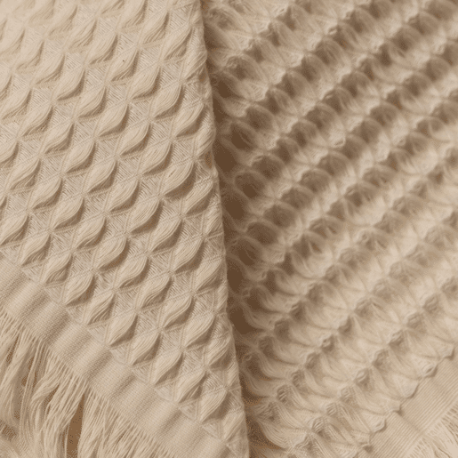 Naturals - Manta Ninho - 90% Algodão - 10% Poliéster - 140x190 cm - CREME