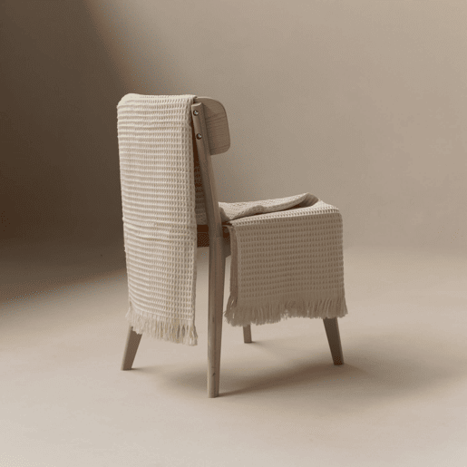 Naturals - Manta Ninho - 90% Algodão - 10% Poliéster - 140x190 cm - CREME