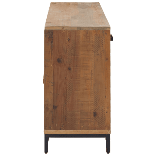 Aparador cômoda armário unidade de armazenamento organizador cozinha sala de estar 110 x 35 x 70 cm madeira de pinho maciça marrom 02_0035716 Aparador cômoda armário unidade de armazenamento organizador cozinha sala de estar 110 x 35 x 70 cm madeira de pinho maciça marrom 02_0035716
