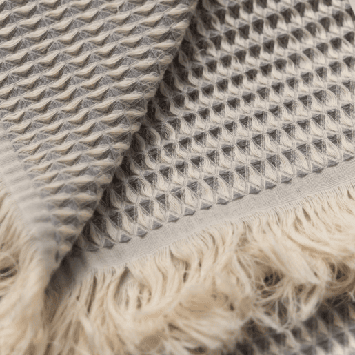 Naturals - Manta Ninho - 90% Algodão - 10% Poliéster - 140x190 cm - CINZA
