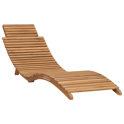 Espreguiçadeira espreguiçadeira para banhos de sol jardim cama terraço mobiliário de exterior dobrável com mesa de madeira maciça de teca 02_0012863