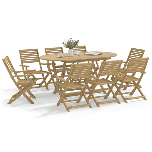 Cadeiras jardim - Cadeiras exterior dobráveis 6 pcs 54,5x61,5x86,5 cm acácia maciça