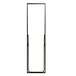 Espejo de Pie Metal Square Edge con Soporte Suelo 40x5 Espejo de Pie Metal Square Edge con Soporte Suelo 40x5 Negro