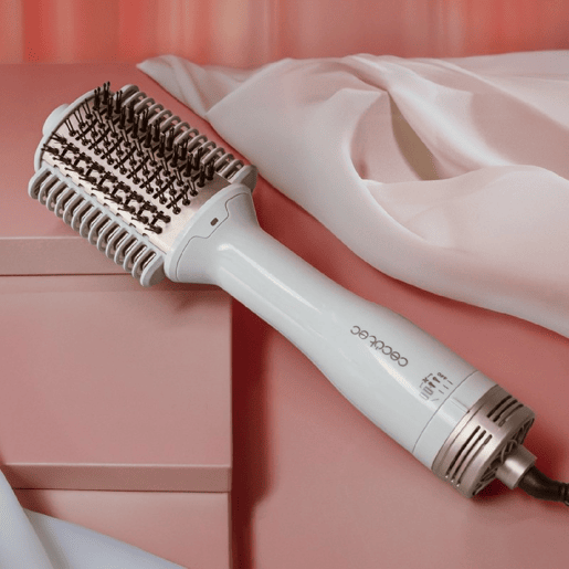 Cecotec Escova de Ar Placas Aquecedoras Air DryBold. 1200W, Seca, Alisa, Modela, Dá Volume e Desembaraça, Gerador de Iões