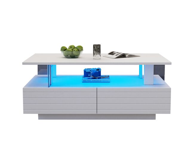 Mesa de centro de acrílico 100x50