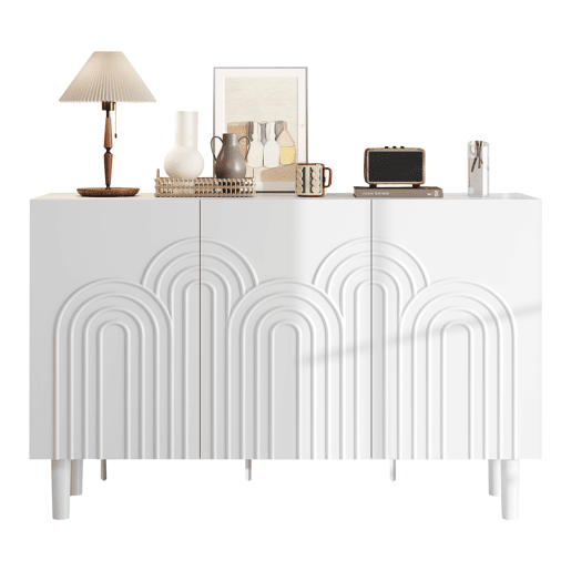 Aparador de mdf com 3 portas,branco