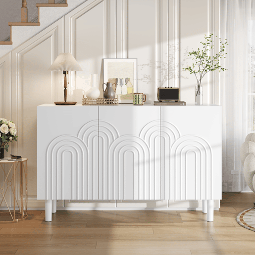 Aparador de mdf com 3 portas,branco
