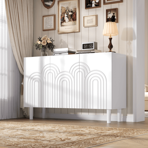 Aparador de mdf com 3 portas,branco