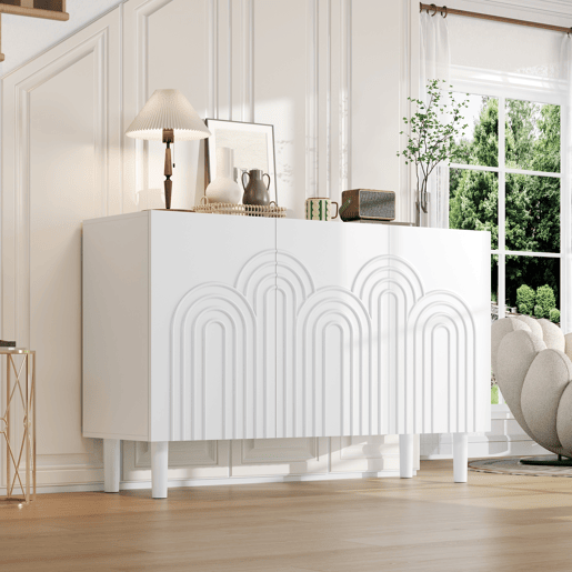 Aparador de mdf com 3 portas,branco