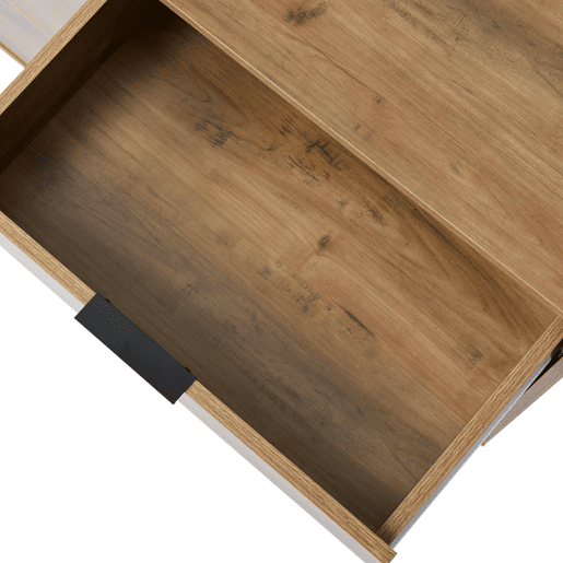 Cómoda 120x40x76 cm - 6 gavetas - Carvalho escuro Cómoda 120x40x76 cm - 6 gavetas - Carvalho escuro