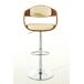 Taburete de bar de diseño moderno con reposapiés asiento Taburete de bar de diseño moderno con reposapiés asiento Marrón Claro