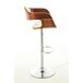 Taburete de bar de diseño moderno con reposapiés asiento Taburete de bar de diseño moderno con reposapiés asiento Marrón Claro
