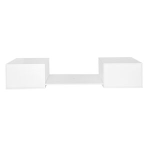 Sapateira - 189x40x34,5 cm - Móvel de entrada, banco para trocar sapatos, branco
