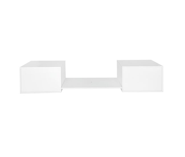 Zapatero - 189x40x34.5 cm - mueble de entrada, banco para cambiar zapatos, blanco
