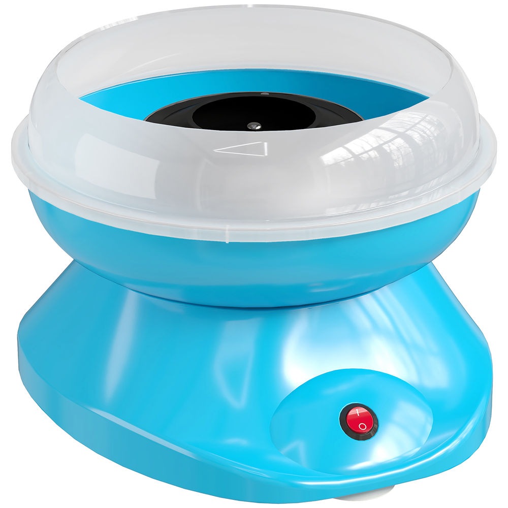Máquina Algodón Azúcar PP, Acero Inoxidable HOMCOM