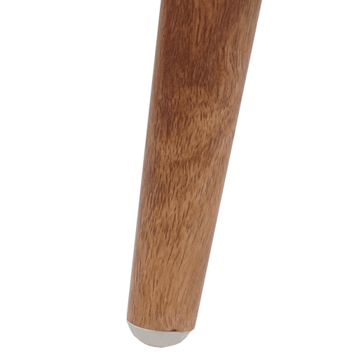 Conjunto de 6 cadeiras de jantar com design retrô com apoios de braço e costura decorativa em tecido cinza claro 04_0000807