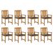 8 uds Sillas de jardín - Silla Terraza 8 uds Sillas de jardín - Silla Terraza Antracita