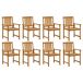 8 uds Sillas de jardín - Silla Terraza 8 uds Sillas de jardín - Silla Terraza Antracita