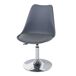 Juego sillas comedor regulables altura con asientos giratorio Juego sillas comedor regulables altura con asientos giratorio Gris