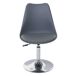 Juego sillas comedor regulables altura con asientos giratorio Juego sillas comedor regulables altura con asientos giratorio Gris