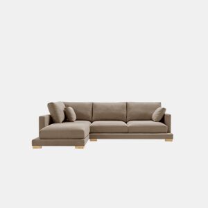 Chaise Longue Nordic Grand Class Marrom (lado esquerdo)