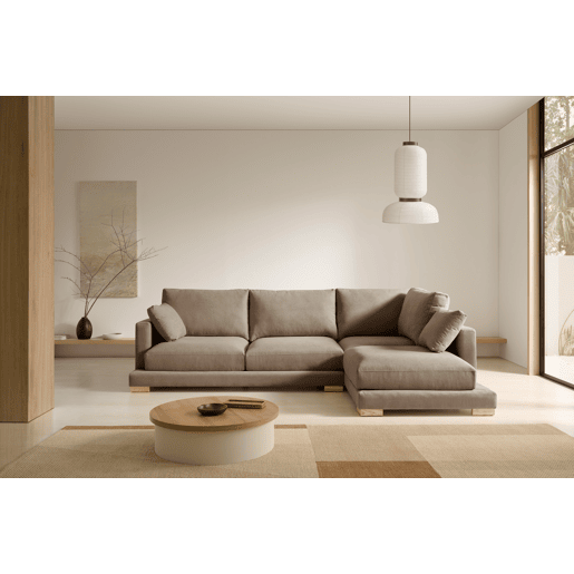 Chaise Longue Nordic Grand Class Marrom (lado esquerdo)