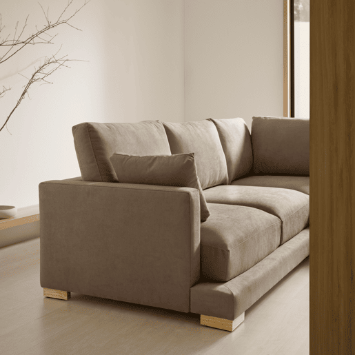 Chaise Longue Nordic Grand Class Marrom (lado esquerdo)