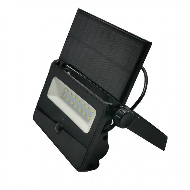 Foco led solar de exterior con sensor marlo 8w marca wonderlamp