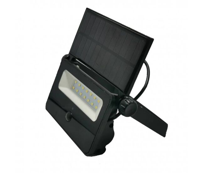 Foco led solar de exterior con sensor marlo 8w marca wonderlamp