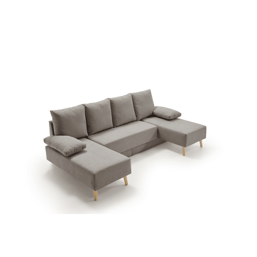 Chaise longue Signature, sofá-cama conversível cinza