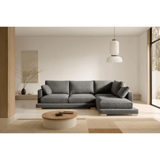Sofá chaise longue Nordic Grand Class Marengo (esquerda)