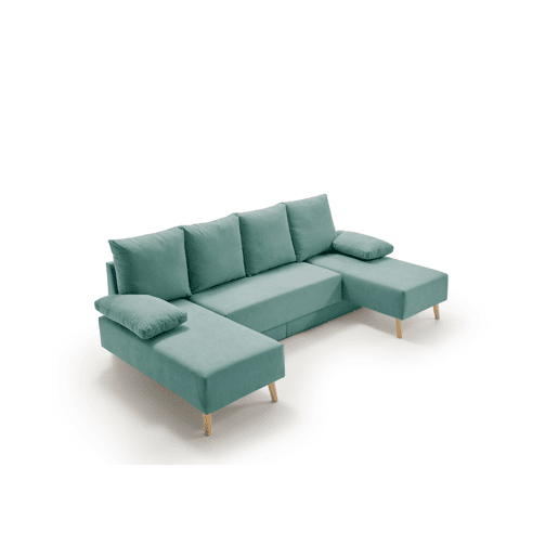 Sofá-cama conversível Turquoise Signature Chaiselongue