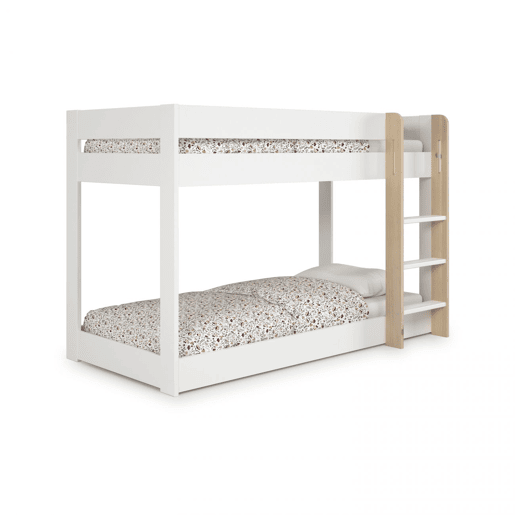 Beliche em madeira de abeto Blanco mate - Oak 197 x 131,5 x 107,5 cm