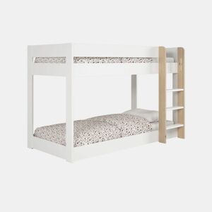 Beliche em madeira de abeto Blanco mate - Oak 197 x 131,5 x 107,5 cm