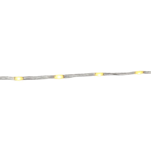 Luz solar LED recarregável com controle remoto, branco quente, 13 modos, temporizador e cabo de 3 m