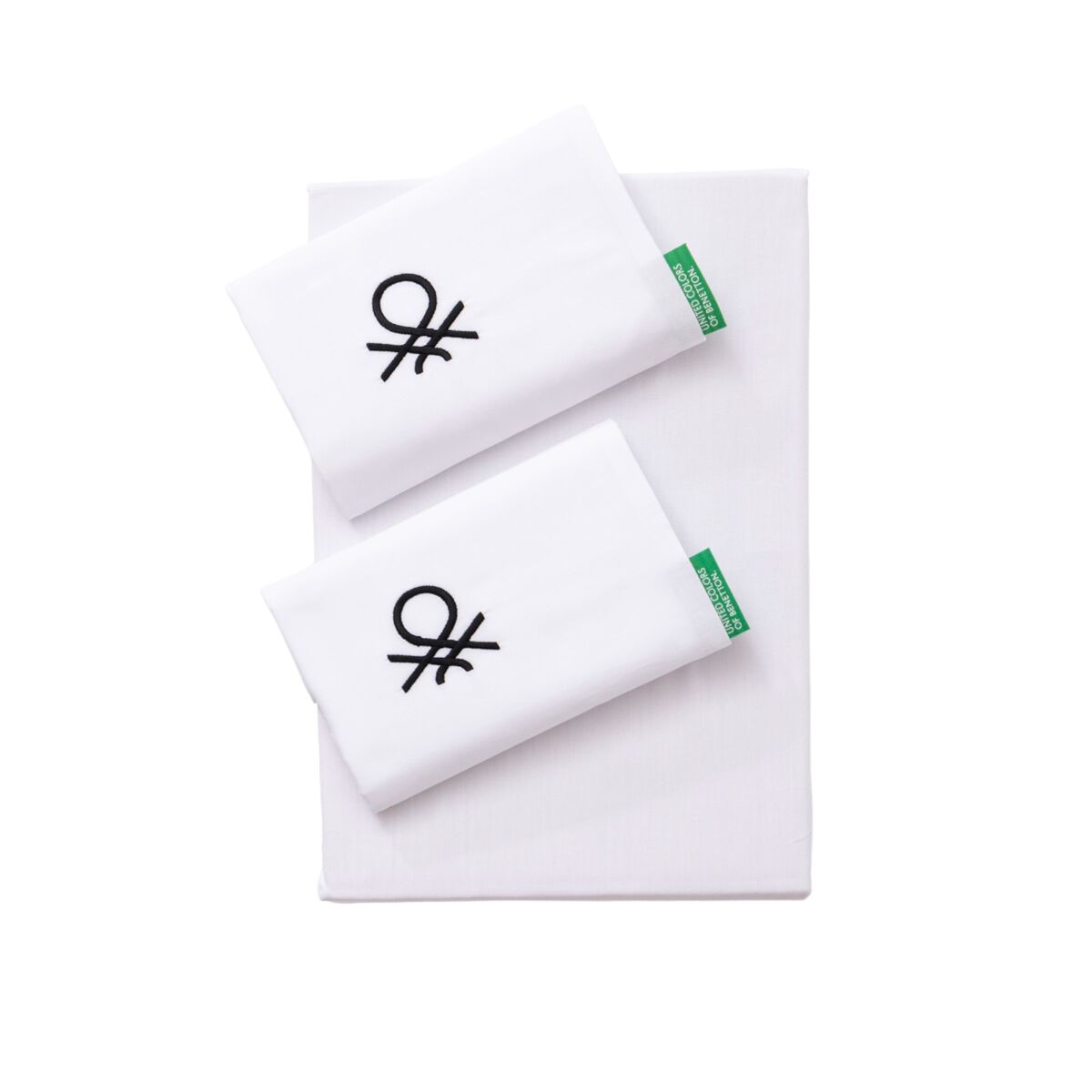 Set 4pzs sabana king: sabana plana (270x280cm c/ dobladillo simple 5cm) + sabana bajera (200x200+40cm flap) + 2 funda de almohada (50x85cm) 100% algo