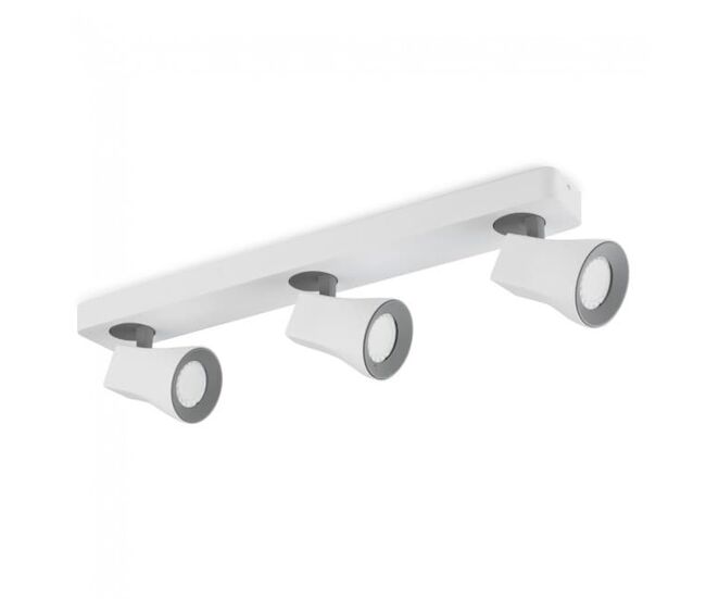 Foco-regleta aspe 3 x gu10 marca cristalrecord