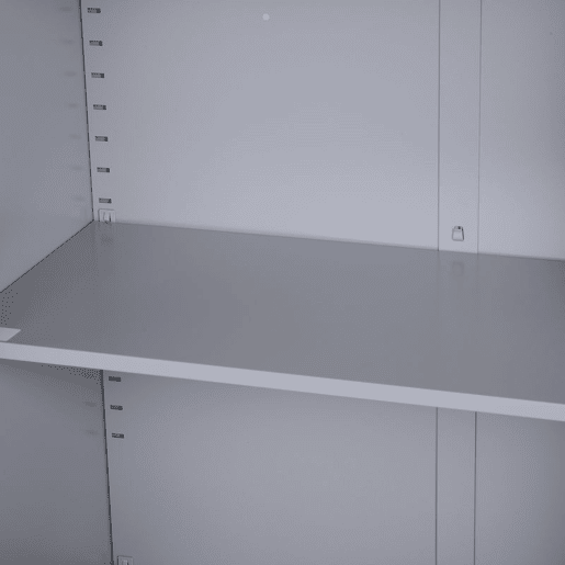 Vinsetto Armário de Escritório Metálico Arquivador de Escritório com 2 Portas Fechadura Prateleira Ajustável Armário Metálico para Sala de Estar Estúdio 80x40x92,5 cm Cinza