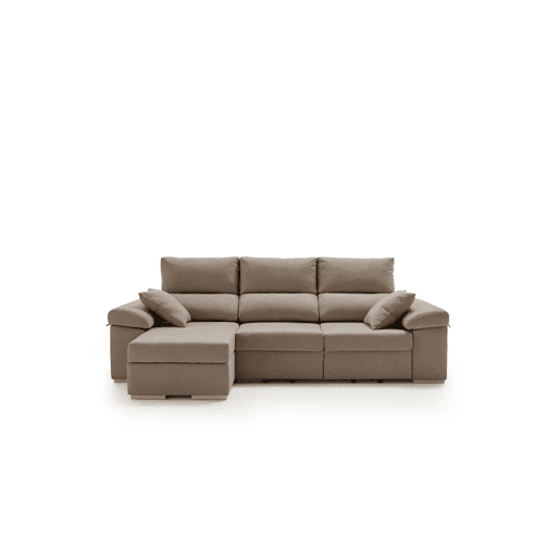 Chaise Longue Armonia Premium Marrom (lado esquerdo)