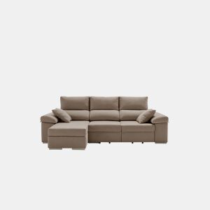 Chaise Longue Armonia Premium Marrom (lado esquerdo)