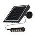 Foco exterior LED solar con sensor Mezco 8W marca Wonderlamp Foco exterior LED solar con sensor Mezco 8W marca Wonderlamp Negro