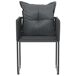 6 uds Sillas de jardín - Silla Terraza 6 uds Sillas de jardín - Silla Terraza Negro