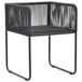 6 uds Sillas de jardín - Silla Terraza 6 uds Sillas de jardín - Silla Terraza Negro